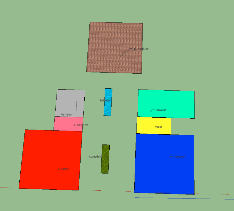 Plantas SketchUp Fundacion Cerezales 3D